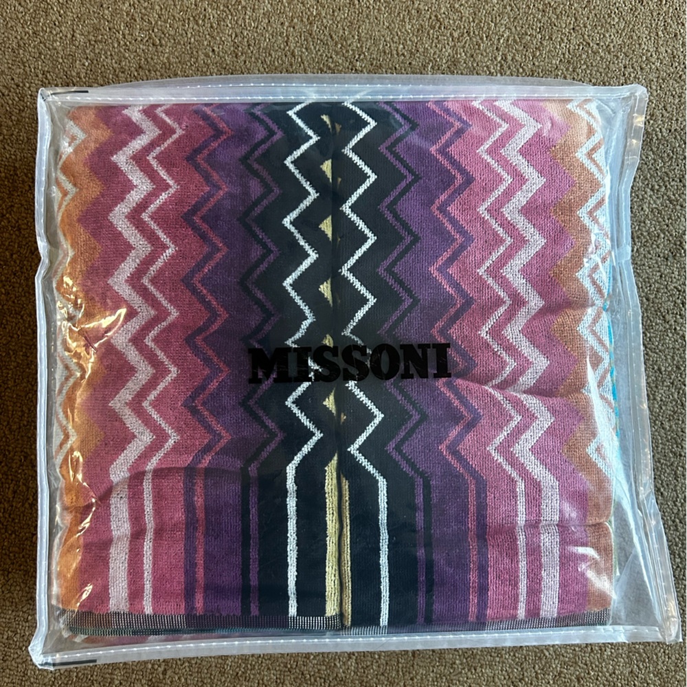 Missoni Chevron towel set